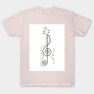 Violin - Blank Background T-Shirt